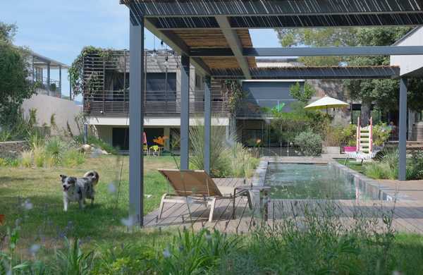 Aménagement de la terrasse d'un appartement de 60m² à Montpellier