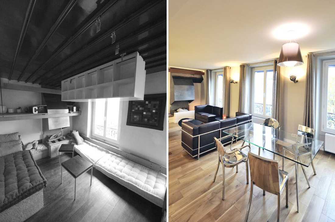 Aménagement d'un appartement atypique par un architecte d'intérieur à Montpellier