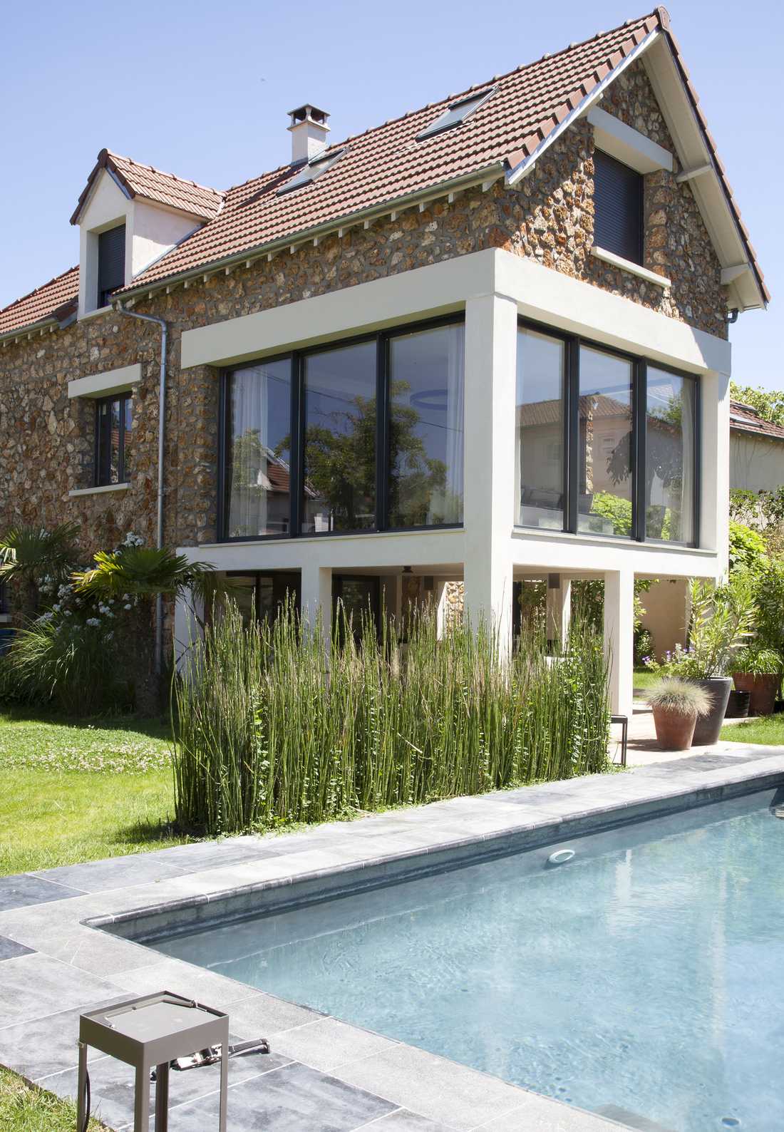 Extension d'une maison conçue par un architecte à Montpellier