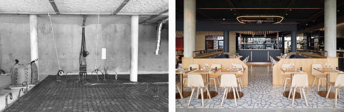 Avant-après : Aménagement d'un restaurant par un architecte intérieur à Montpellier