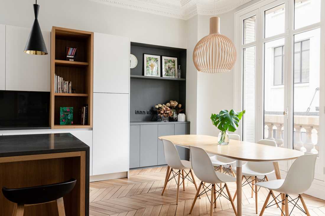 Aménagement d'une appartement acheté sur plan par un architecte d'intérieur à Montpellier