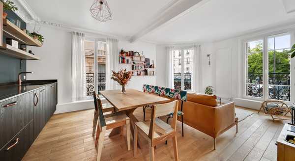 Relooking d'intérieur d'un appartement haussmannien à Montpellier par un décorateur